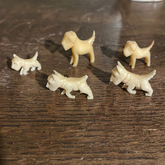 Other - Vintage 5 celluloid Scottie dogs